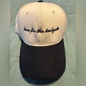 “here for the tailgate” Ball Cap
